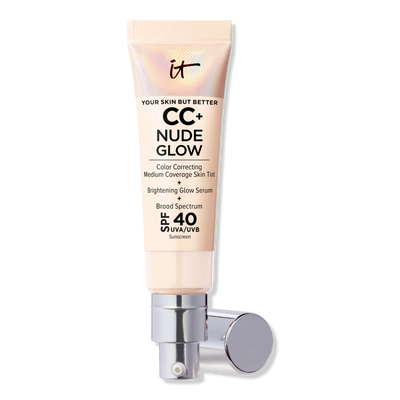 IT Cosmetics CC+ Nude Glow Lightweight Foundation + Glow Serum with SPF 40