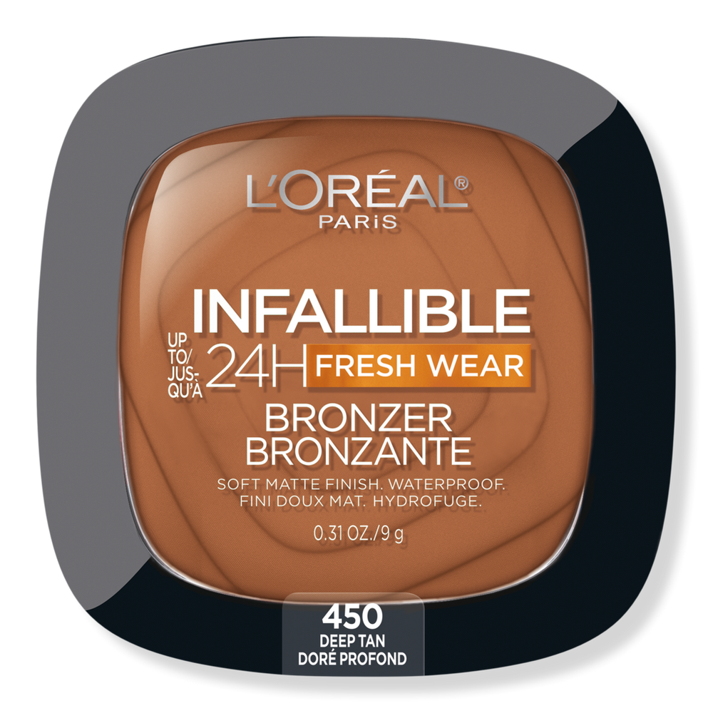 L'oreal Infallible 24h Fresh Wear Soft Matte Bronzer - 450 Deep Tan