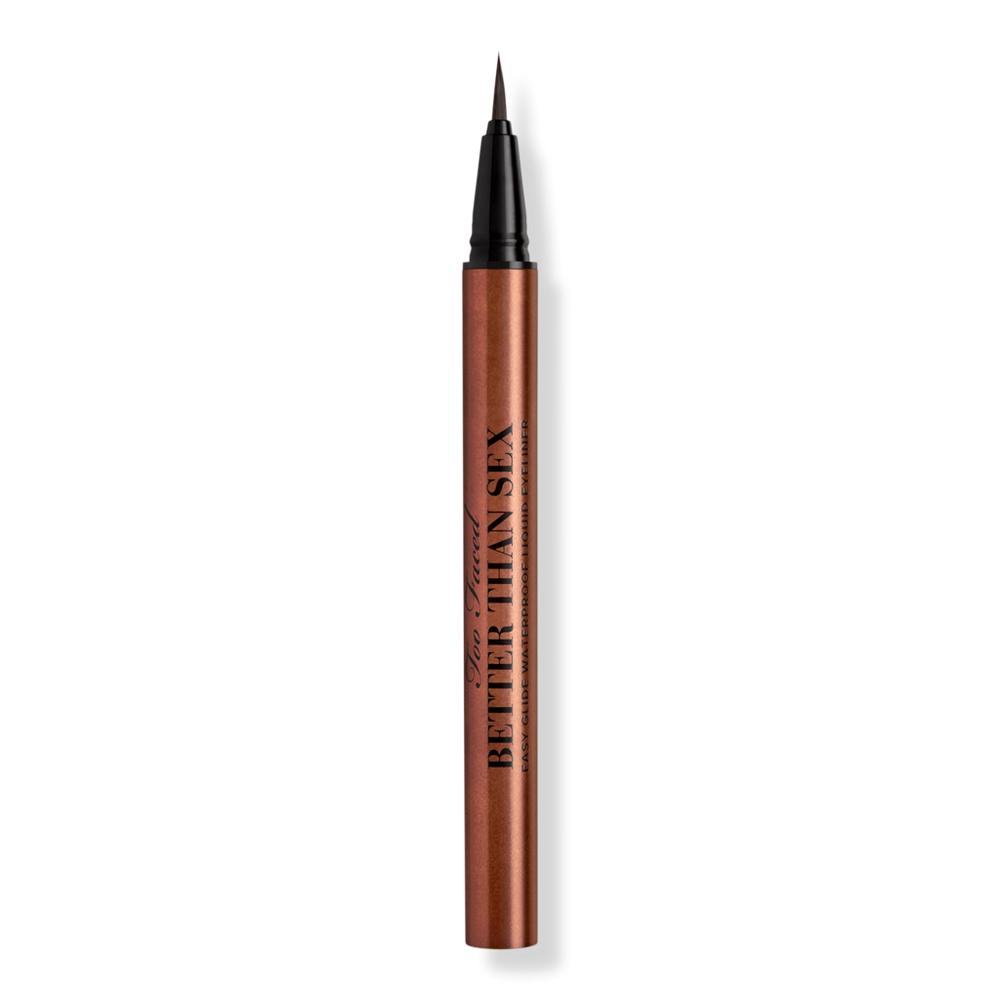 Too Faced Better Than Sex Easy Glide Waterproof Liquid Eyeliner - Chocolate In Brown