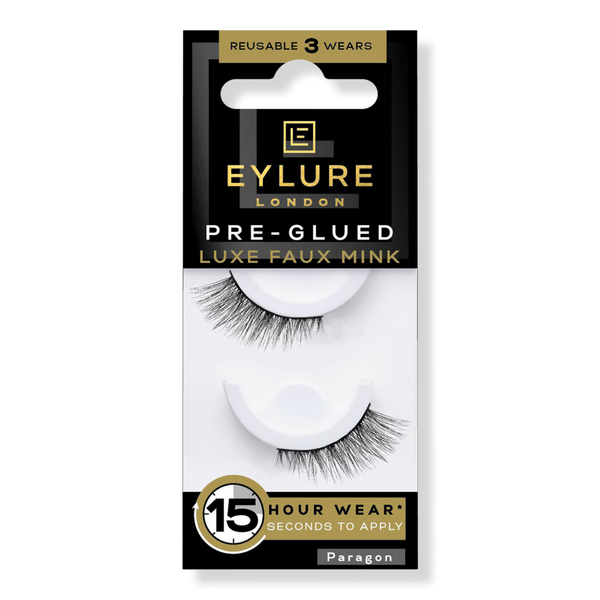 Eylure Pre-Glued Luxe Faux Mink Eyelashes, Paragon #1