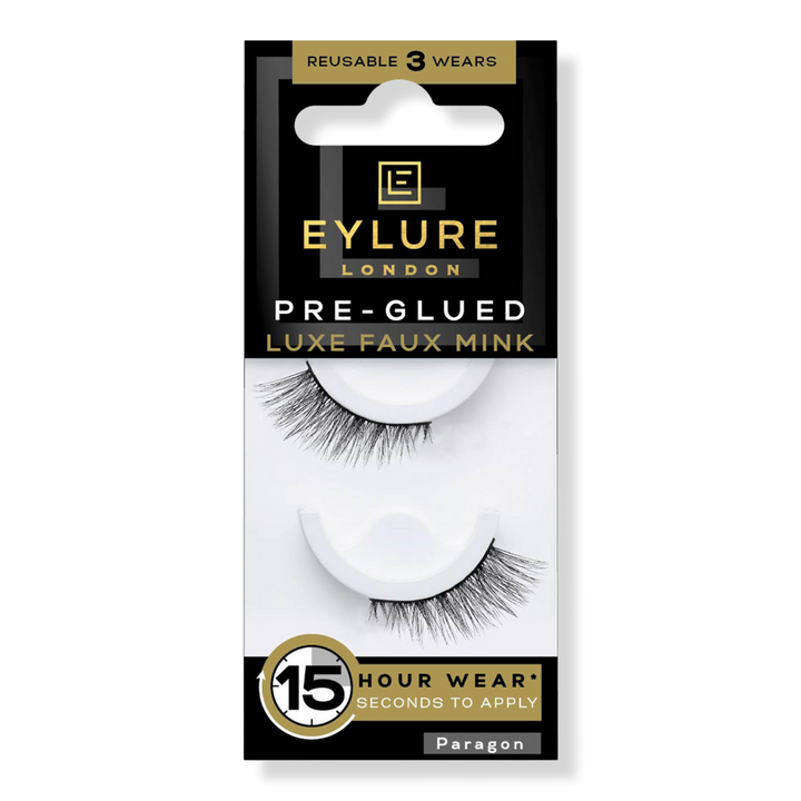 Eylure Pre-Glued Luxe Faux Mink Eyelashes, Paragon #1