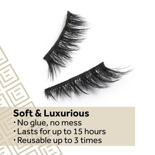 Eylure Pre-Glued Luxe Faux Mink Eyelashes, Paragon #4