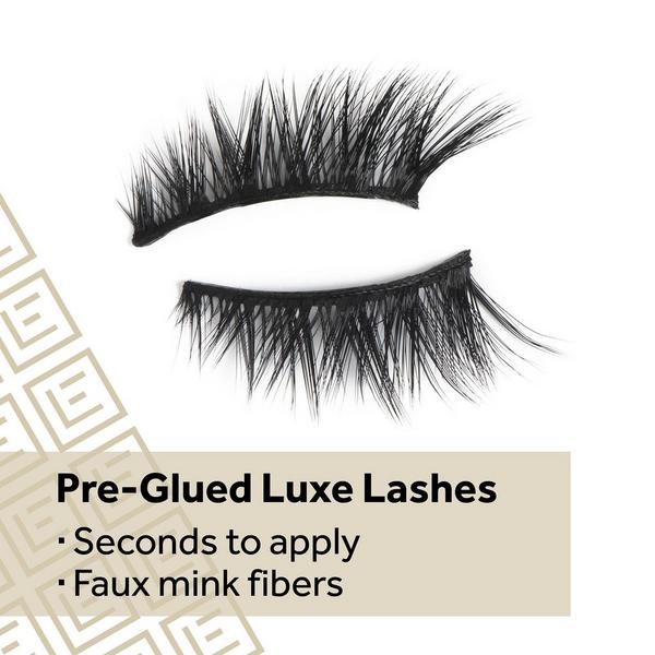 Eylure Pre-Glued Luxe Faux Mink Eyelashes, Paragon #5