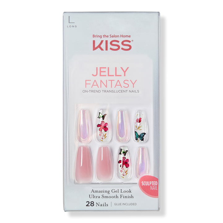 Kiss Jelly Cookie Jelly Fantasy Sculpted Fake Nails #1