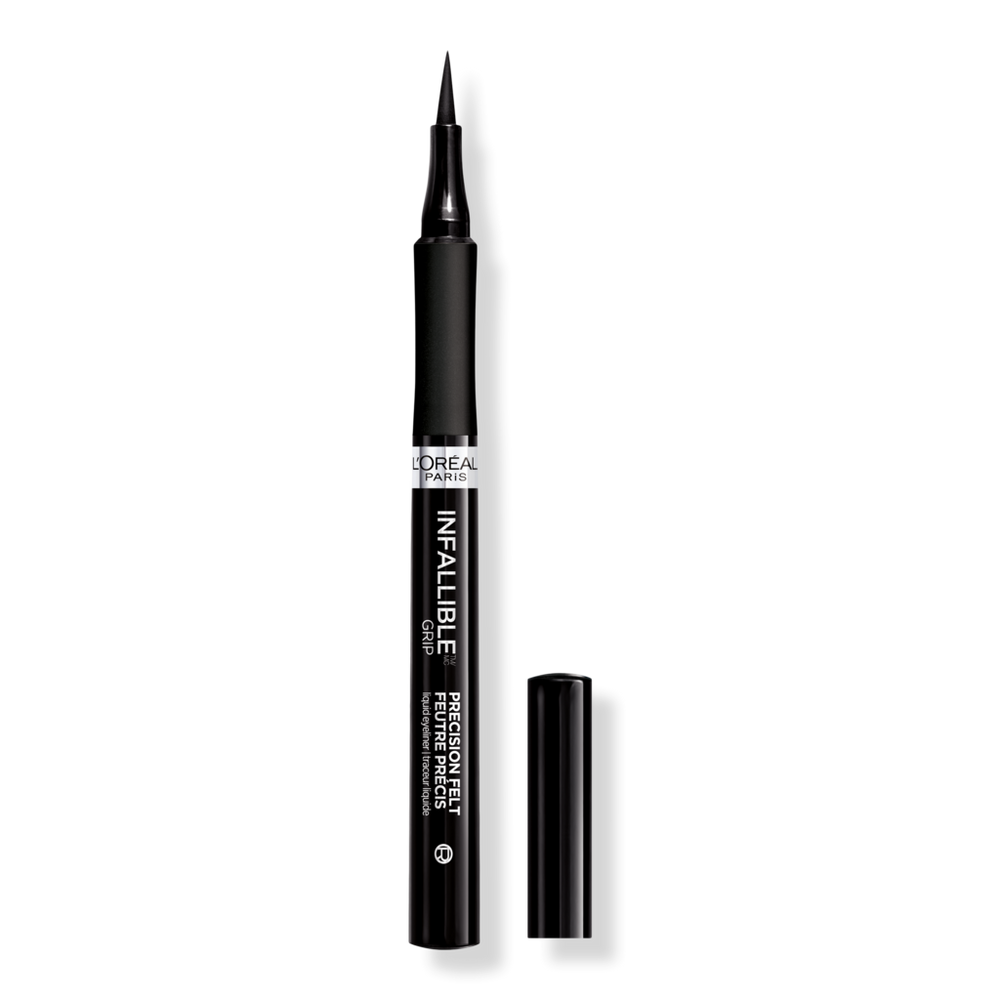 L'oreal Infallible Grip Precision Felt Liquid Eyeliner - Black In Black