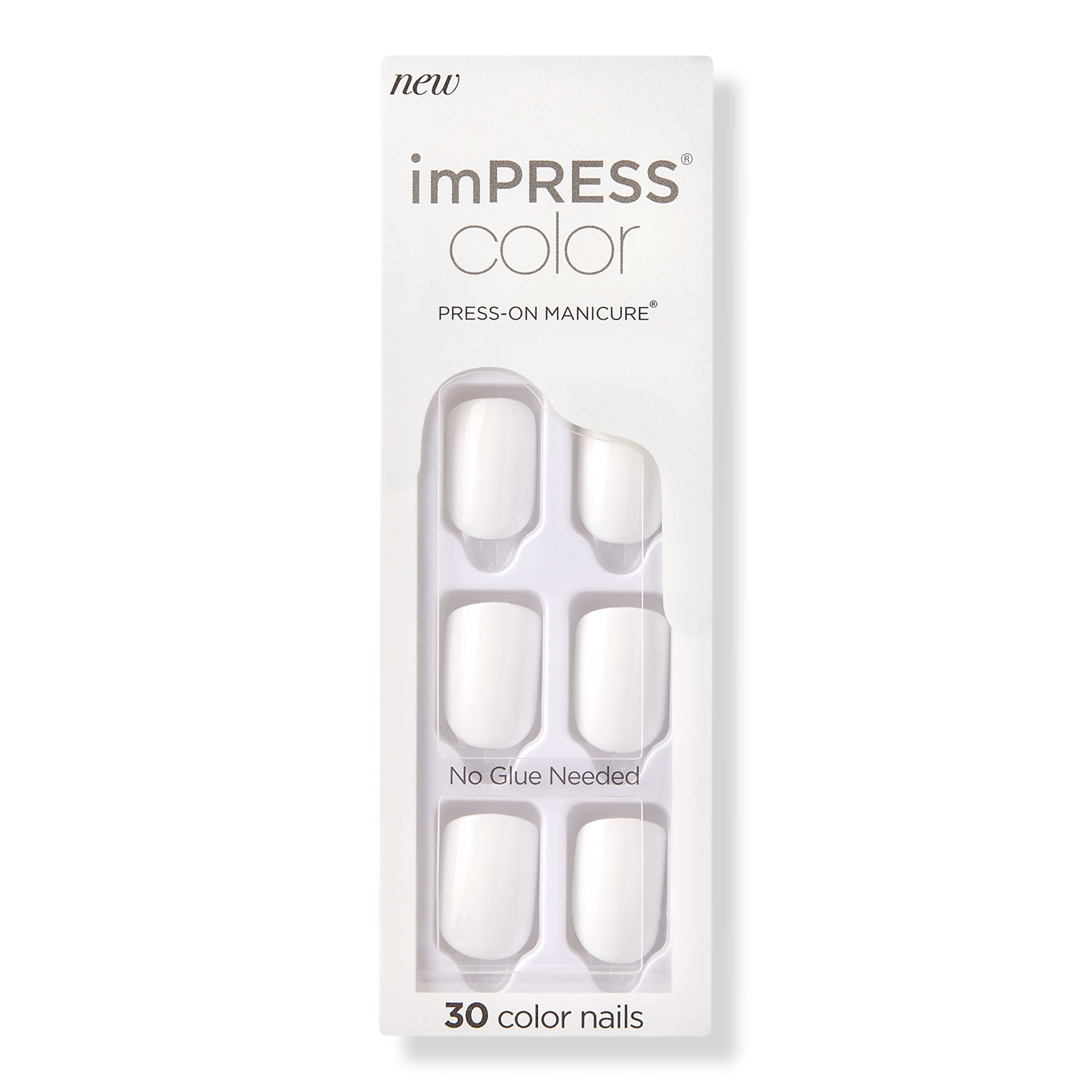 Kiss imPRESS Color Short Press-On Manicure Nails #1