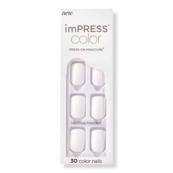 Kiss imPRESS Color Short Press-On Manicure Nails #1