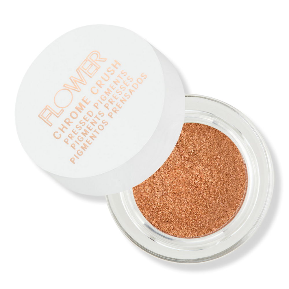 Flower Beauty Chrome Crush Pressed Pigments - Copper In Brown