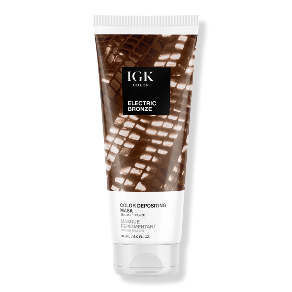 Igk Color Depositing Conditioning Hair Mask - Electric Bronze
