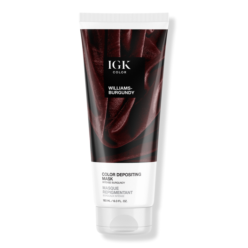Igk Color Depositing Conditioning Hair Mask - Williams-burgundy