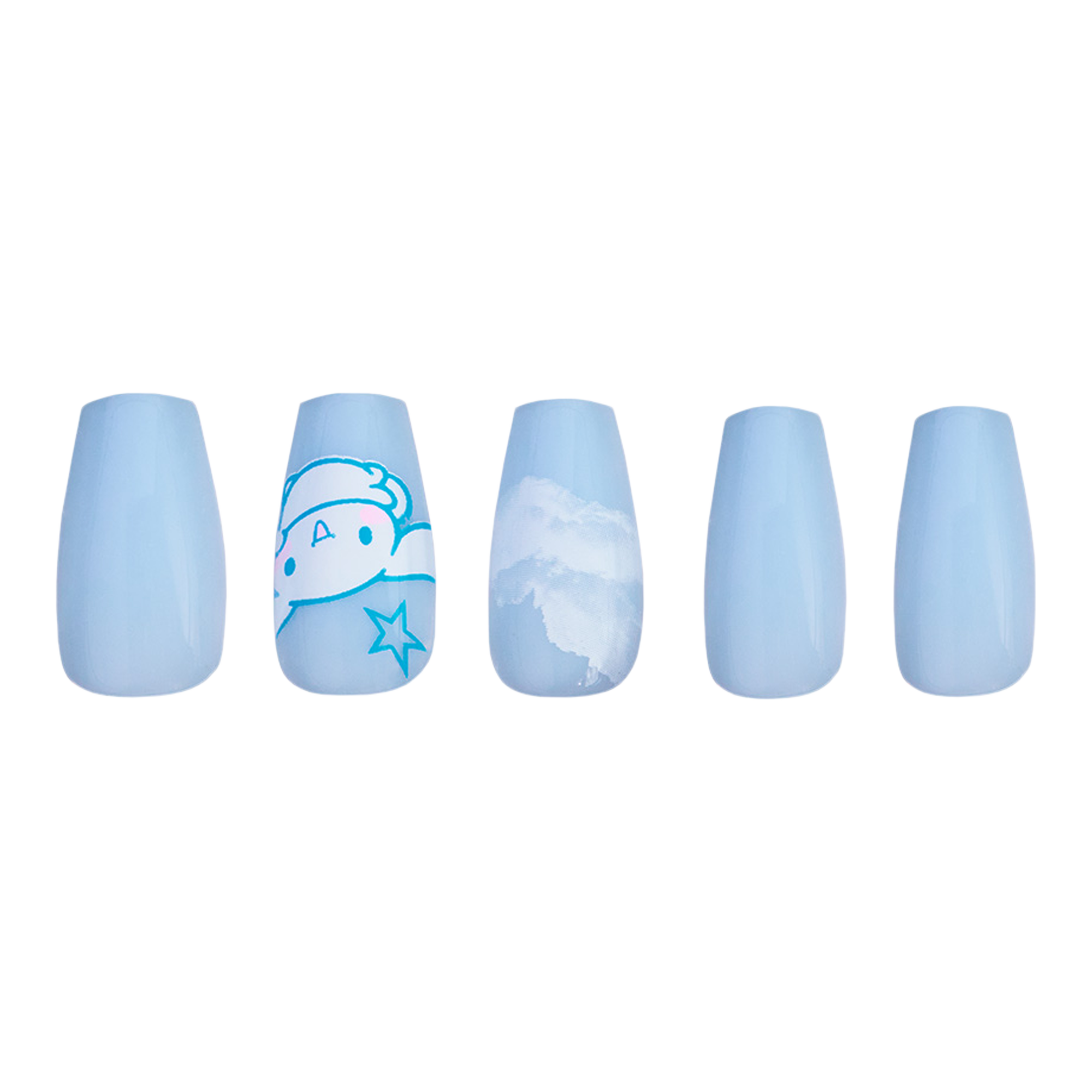 Hello Kitty Cinnamoroll PressOn Nails Big Apple Buddy