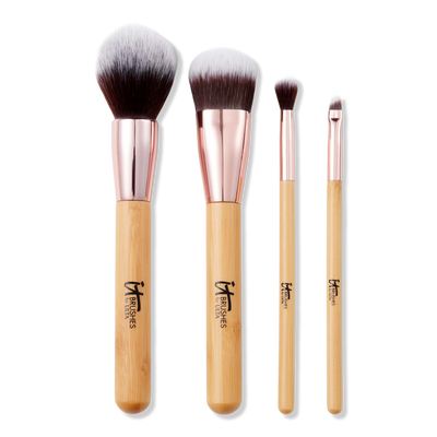 IT Brushes For ULTA 4-Piece Bamboo Makeup Brush Set