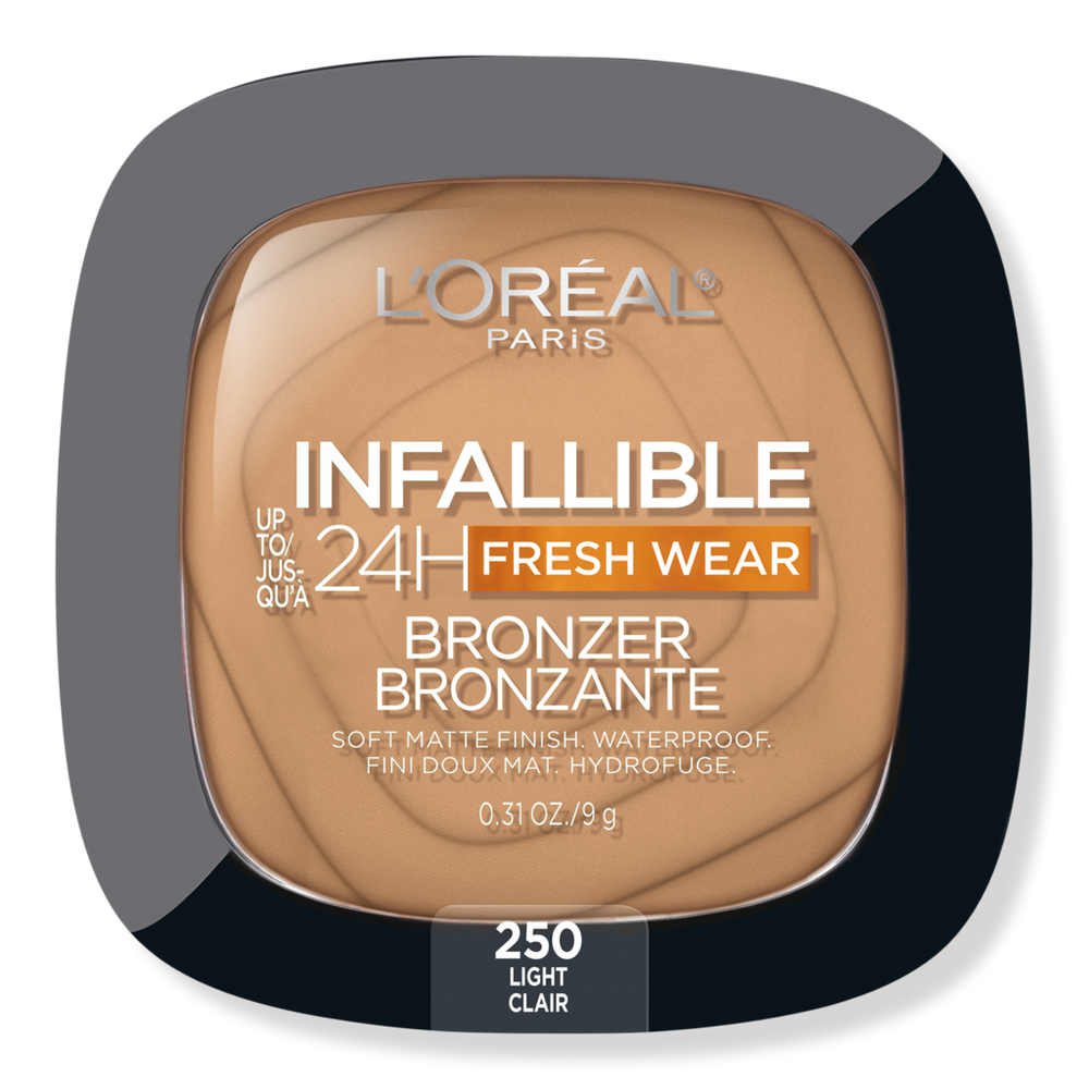 L'oreal Infallible 24h Fresh Wear Soft Matte Bronzer - 250 Light