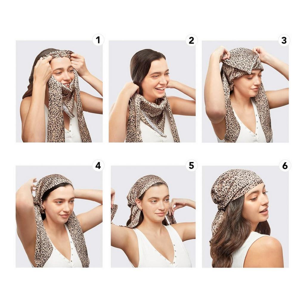  Kitsch Elastic Hair Bandanas for Women - Satin Hair