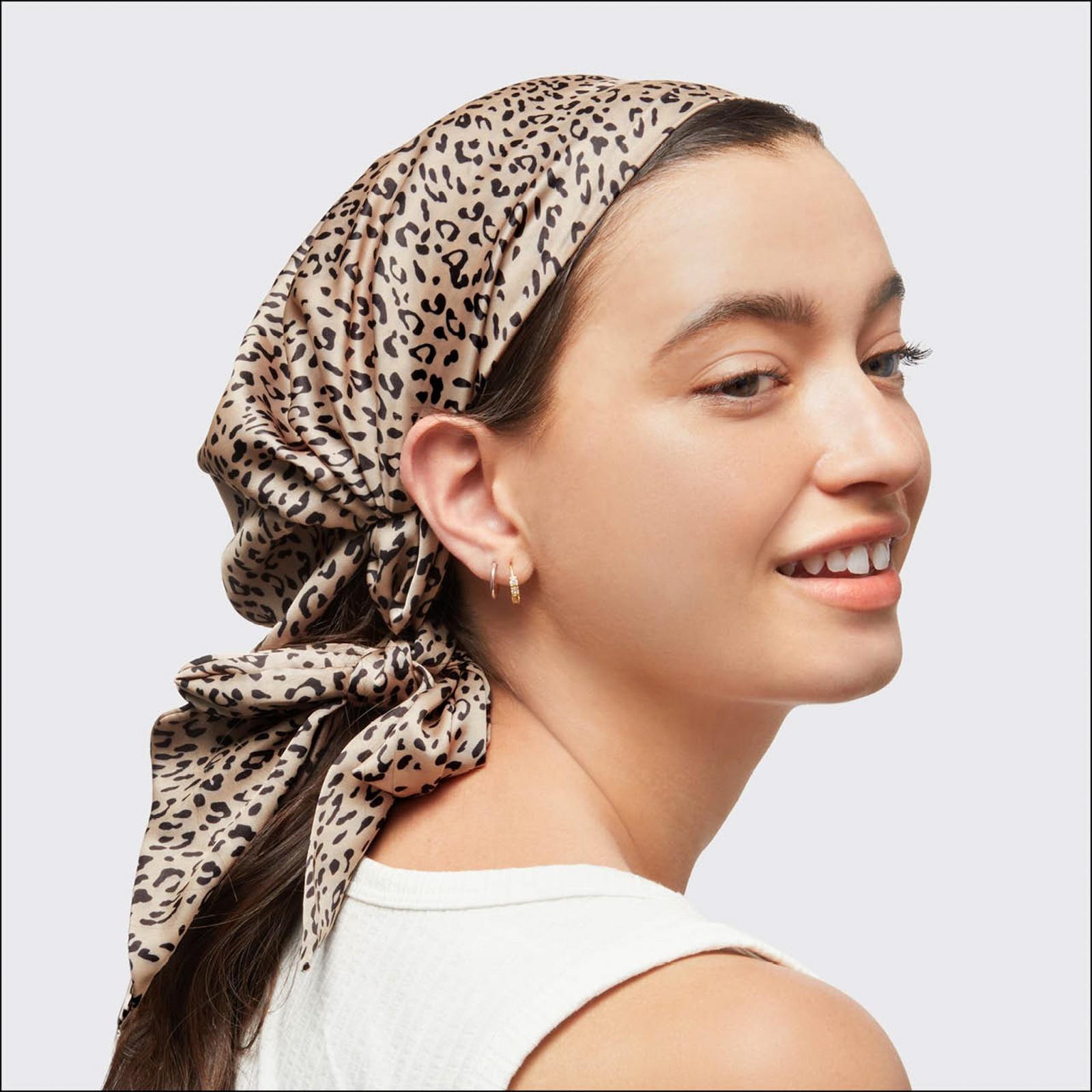 Eco-Friendly Elasticized Hair Scarf
