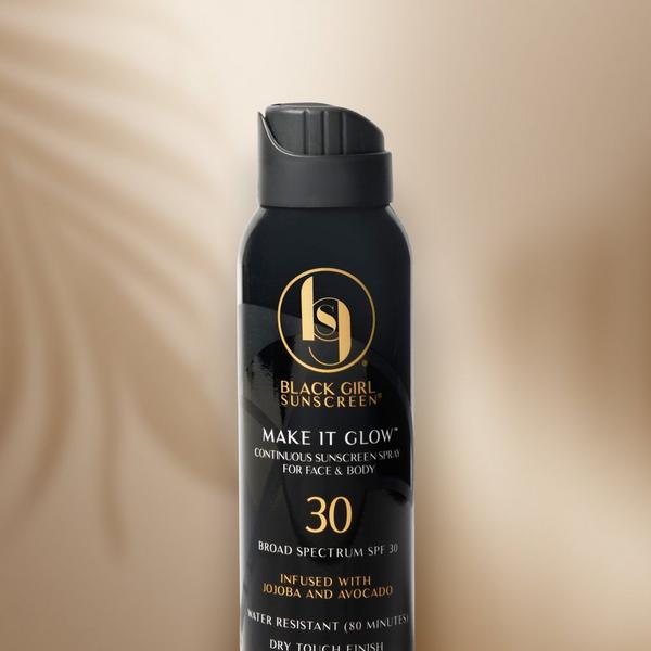 Black Girl Sunscreen Make It Glow Continuous Spray SPF30 #4