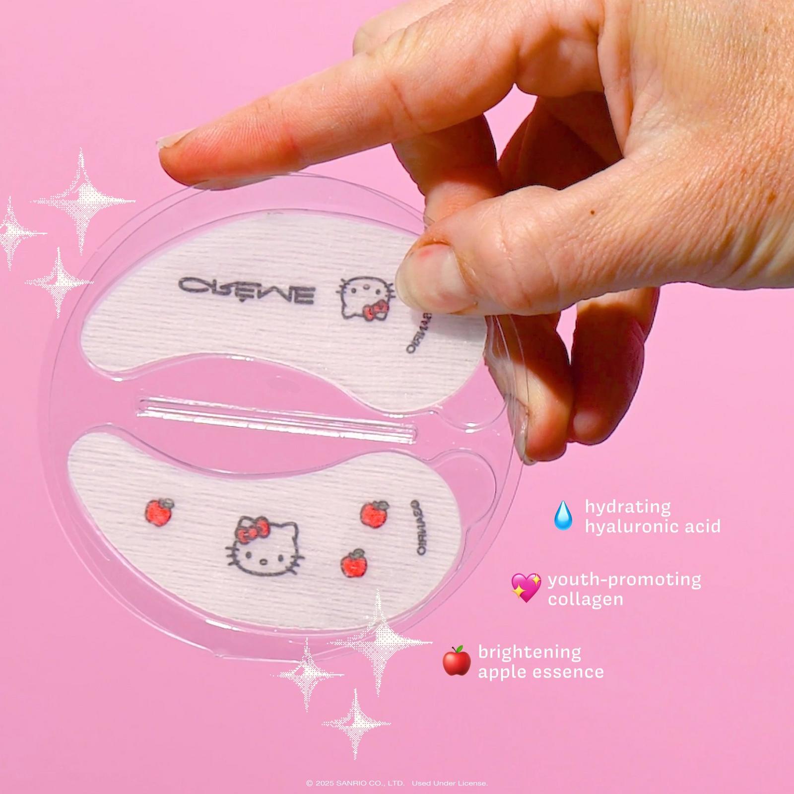 Hello Kitty Apple Of My Eye Brightening Hydrogel Under Eye Patches