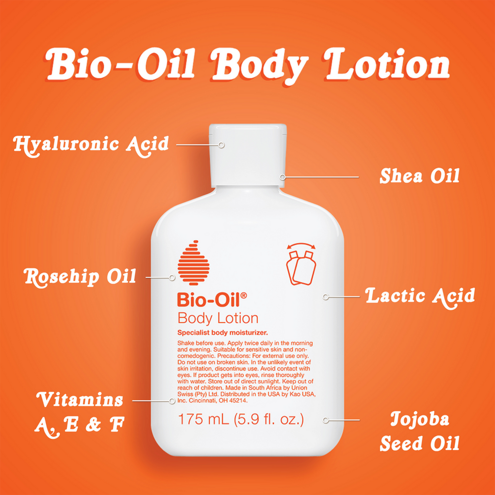 Bio-Oil Serum for Scars and Stretch Marks, Face and Body Moisturizer with  Jojoba, Vitamin E, and Rosehip Oils - For All Skin Types, 2 oz