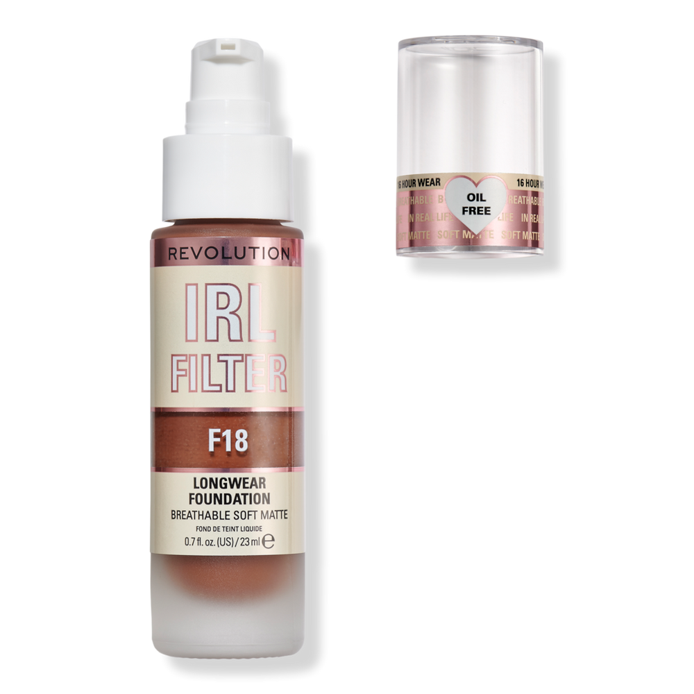 Revolution Beauty Irl Filter Longwear Foundation - F18