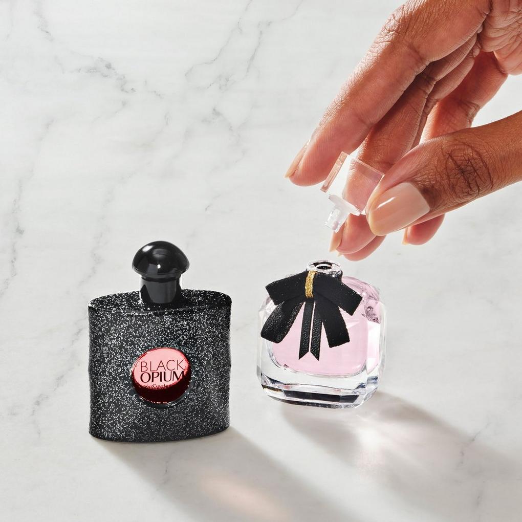 Yves Saint Laurent Beaute Libre, Black Opium, and Mon Paris Eau de Parfum  Discovery Trio Women's Fragrance Sampler Gift Set