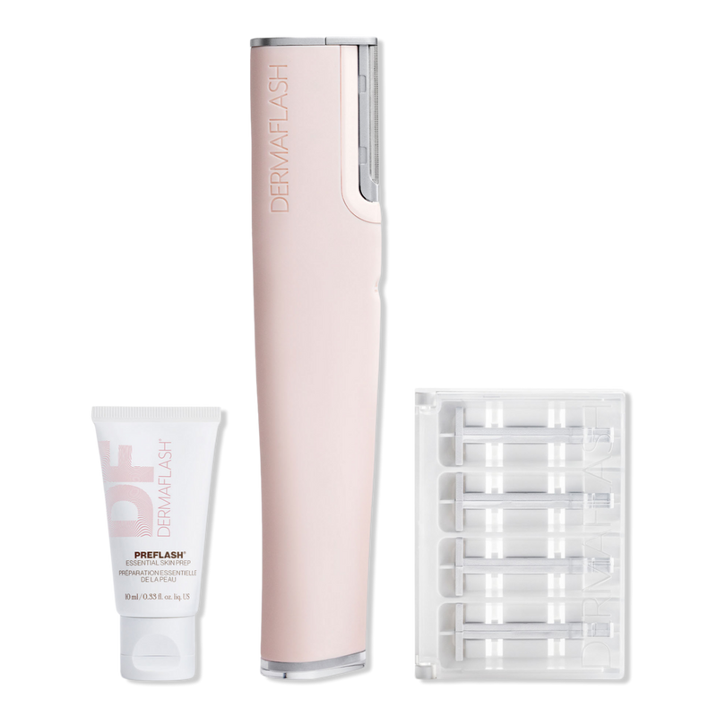 定価36万円 Derma Sonic カートリッジ付き ダーマソニック DERMAFLASH - Blush LUXE+ Advanced Sonic Dermaplaning + Peach Fuzz