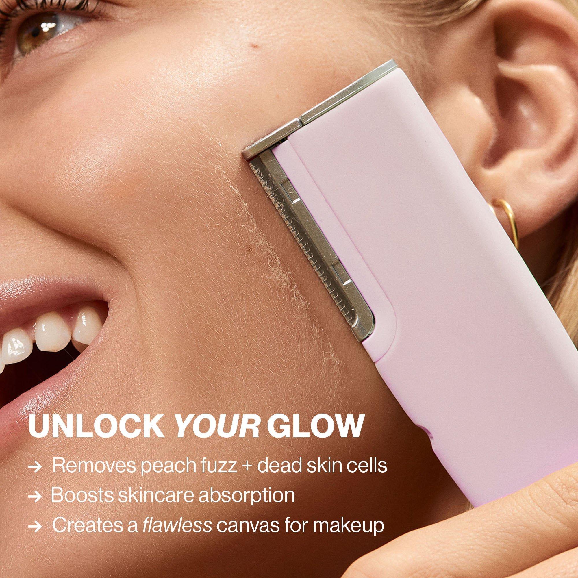 Прибор для дермапланинга и удаления пушковых волос Dermaflash Luxe+ Advanced Sonic, цвет: Пудровый — фото 4