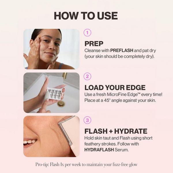DERMAFLASH LUXE+ Advanced Sonic Dermaplaning + Peach Fuzz Removal #6