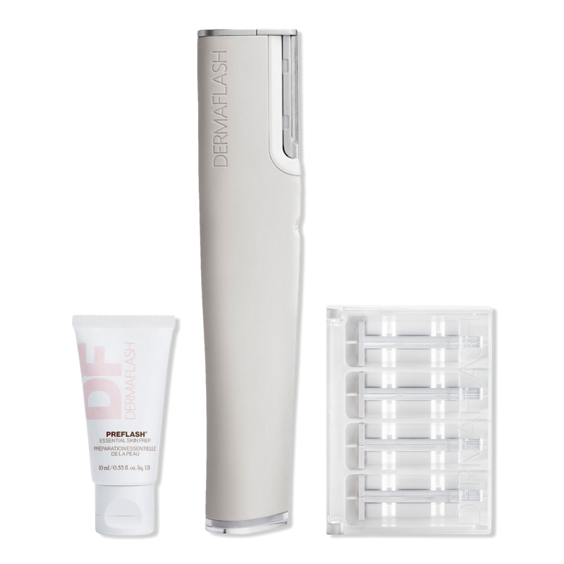 DERMAFLASH - Stone LUXE+ Advanced Sonic Dermaplaning + Peach Fuzz