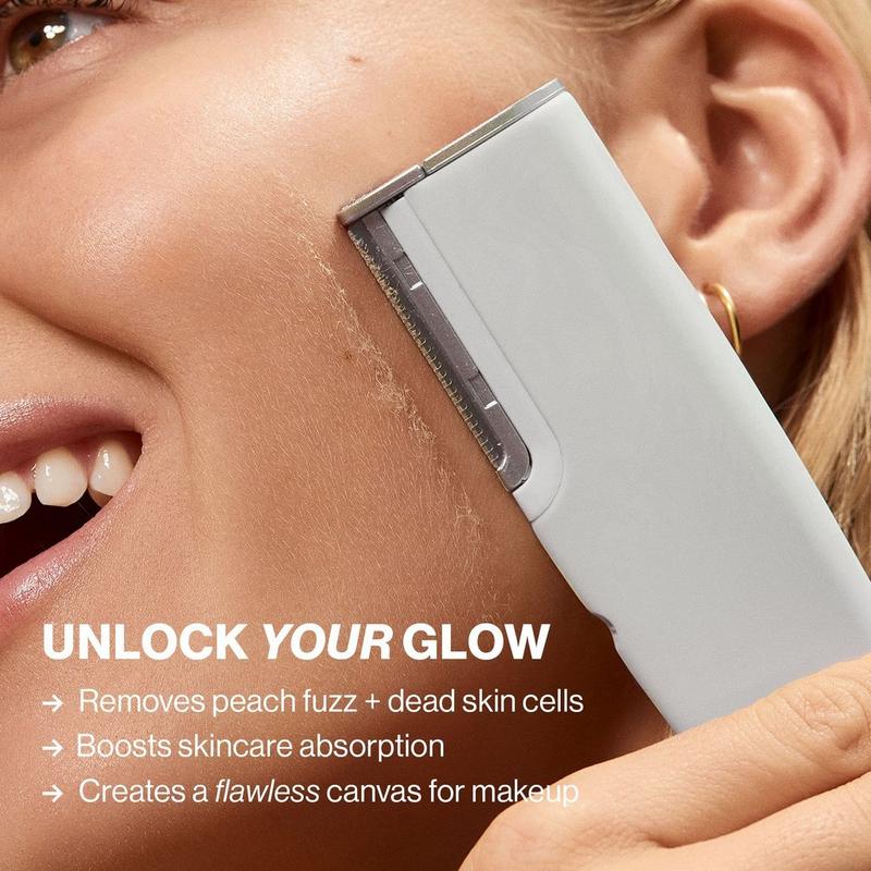 DERMAFLASH - Stone LUXE+ Advanced Sonic Dermaplaning + Peach Fuzz