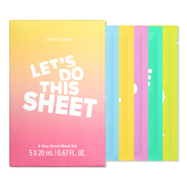 I Dew Care Let's Do This Sheet 5-Day Sheet Mask Set #1