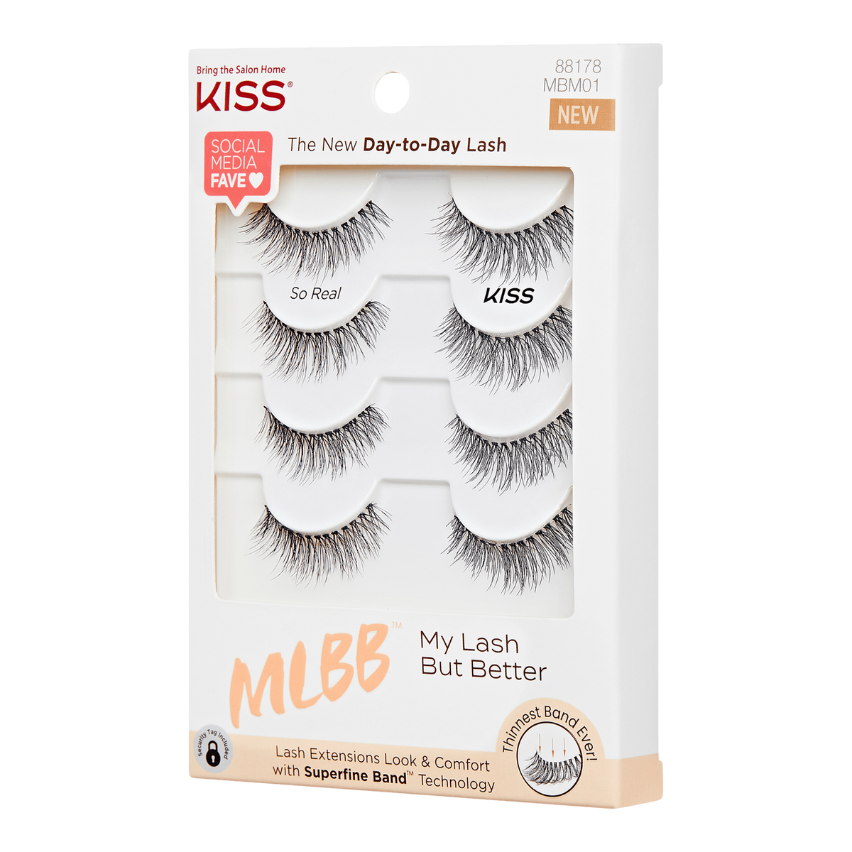 My Lash But Better False Eyelashes Multipack, So Real