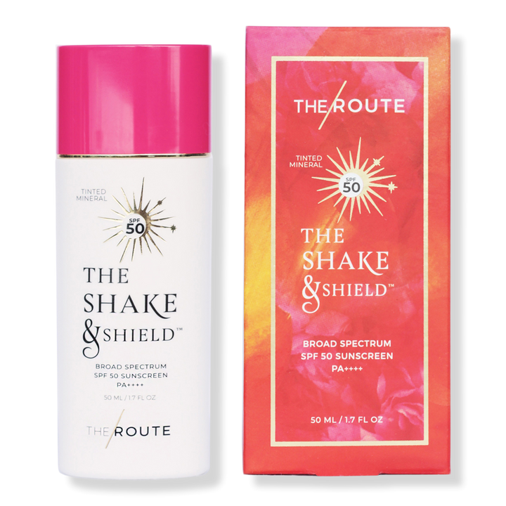 THE ROUTE THE SHAKE & SHIELD Tinted Broad Spectrum Mineral SPF 50 Sunscreen PA++++ #1
