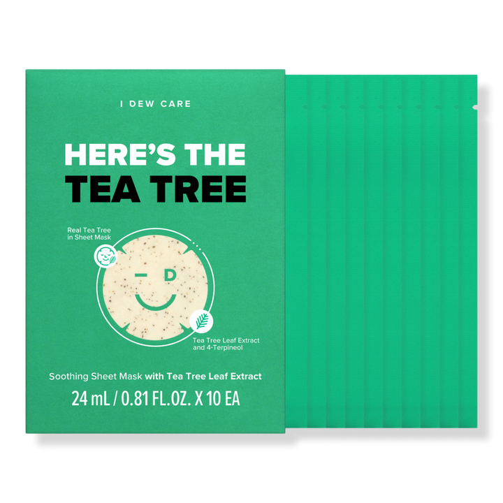 Here's The Tea Tree Soothing Tea Tree Sheet Mask I Dew Care Ulta Beauty
