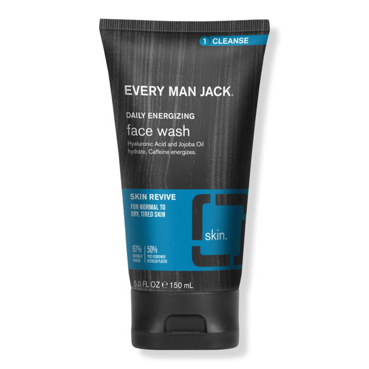 DUDE Face Wipes For Men, 3 IN 1 Usage, Energizing Plant Based