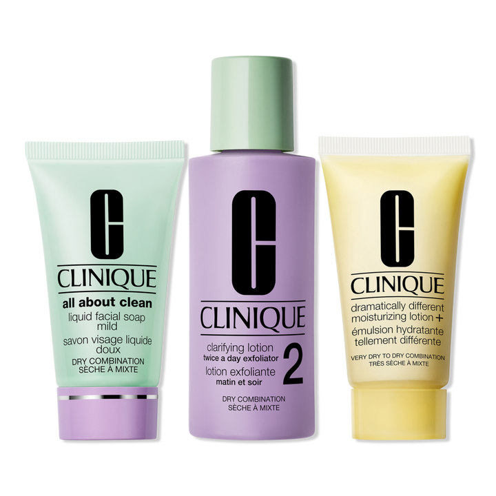 Clinique Skin School Supplies: Cleanser Refresher Course Set - Dry Combination #1