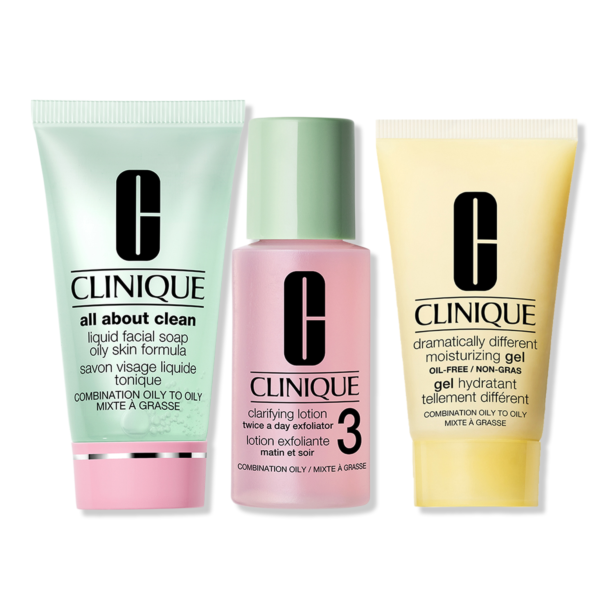 Clinique Skin School Supplies: Cleanser Refresher Course Set - Combination Oily #1