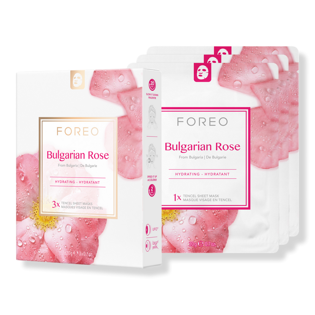 Bulgarian Rose Farm To Face Sheet Masks - FOREO