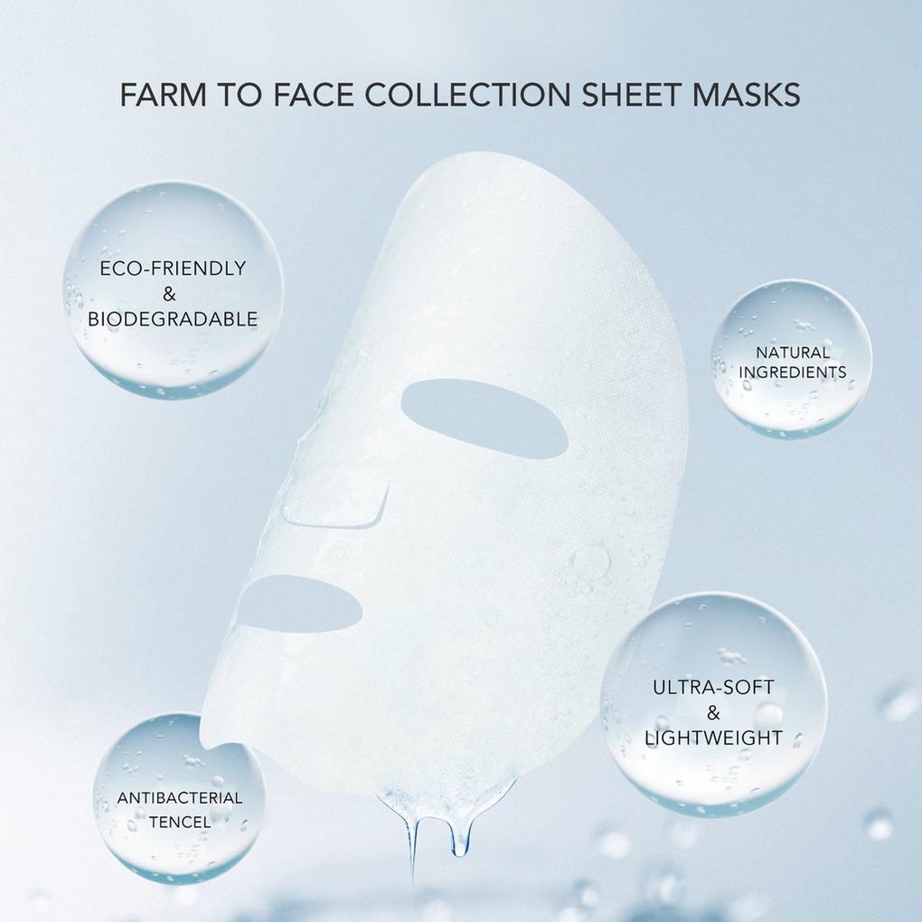 Bulgarian Rose Farm To Face Sheet Masks - FOREO