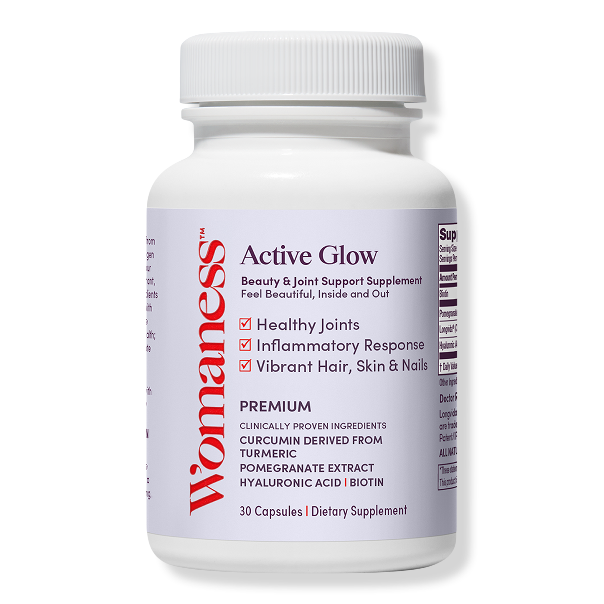 Womaness Active Glow Beauty & Joint Support Supplement #1