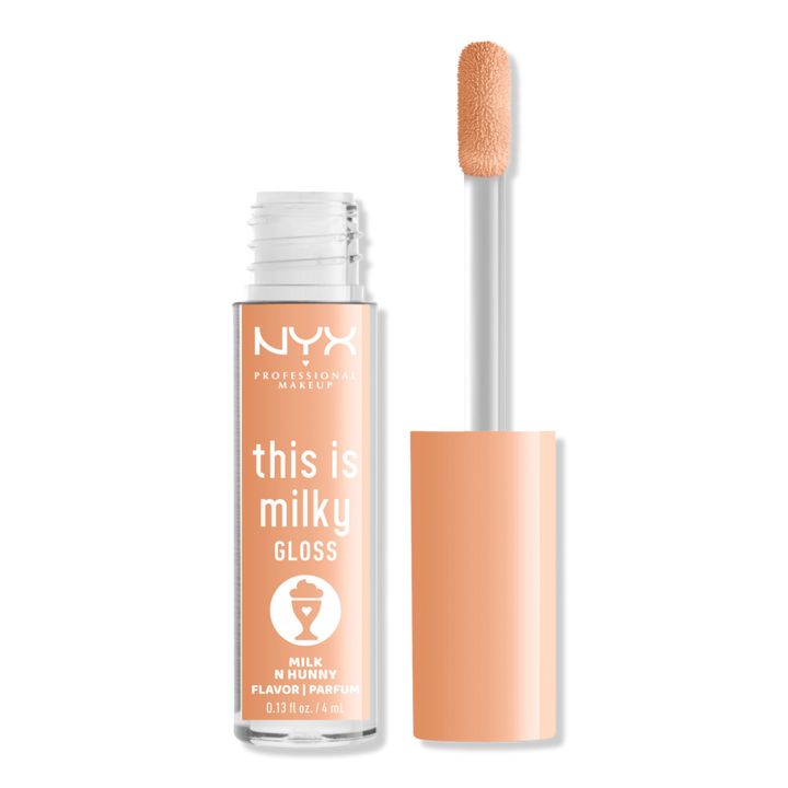 This is Milky Gloss Milkshakes Vegan Lip Gloss NYX Professional