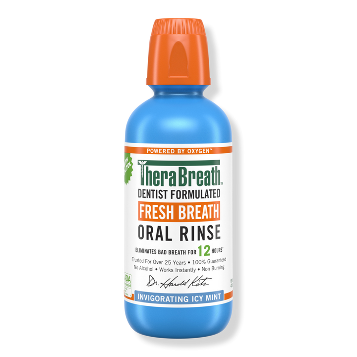 Invigorating Icy Mint Fresh Breath Oral Rinse - TheraBreath | Ulta Beauty