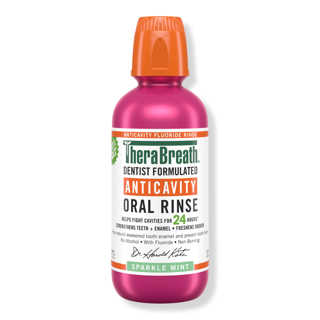 TheraBreath Anticavity Fluoride Oral Rinse Sparkle Mint #1