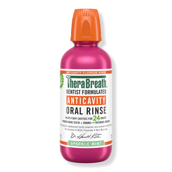 TheraBreath Anticavity Fluoride Oral Rinse Sparkle Mint #1