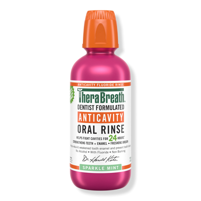 TheraBreath Anticavity Fluoride Oral Rinse Sparkle Mint