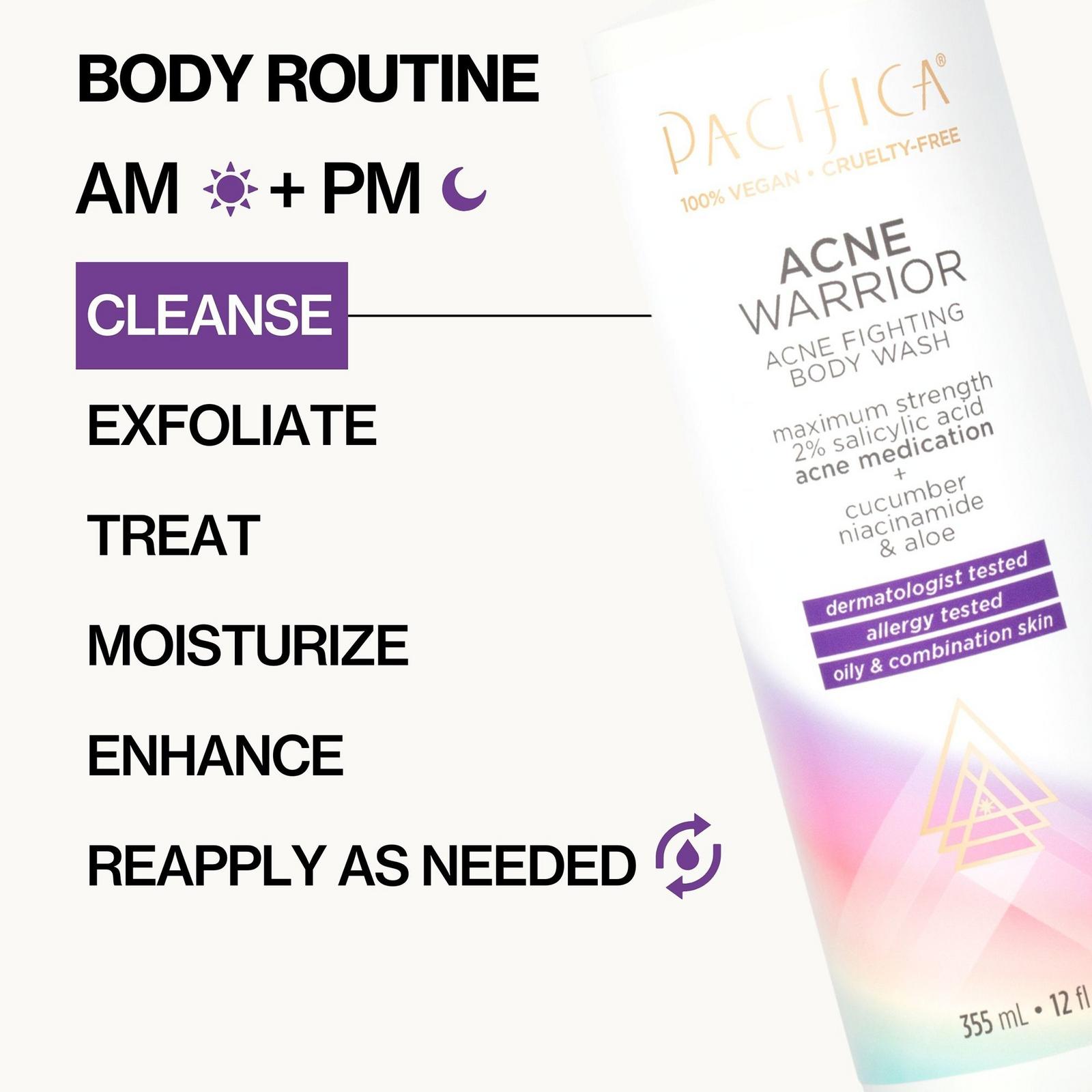 Acne Fighting Body Wash With 2% Salicylic Acid