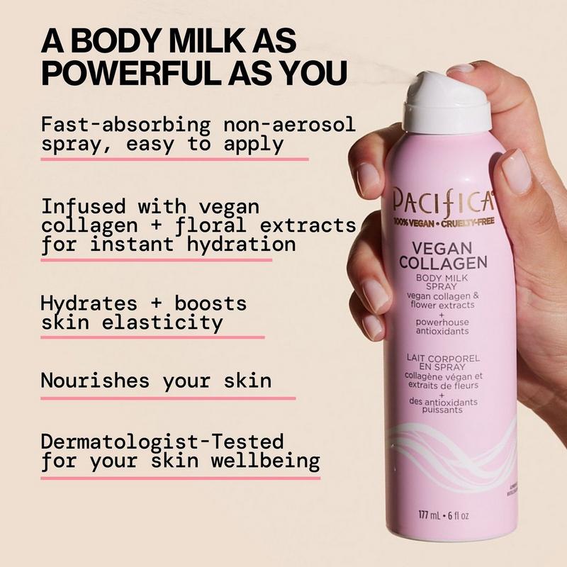 ボディローション Pearly Dew Treatment Body Milk Light 780 Pacifica - Vegan Collagen Hydrating Body Milk Spray | Ulta Beauty