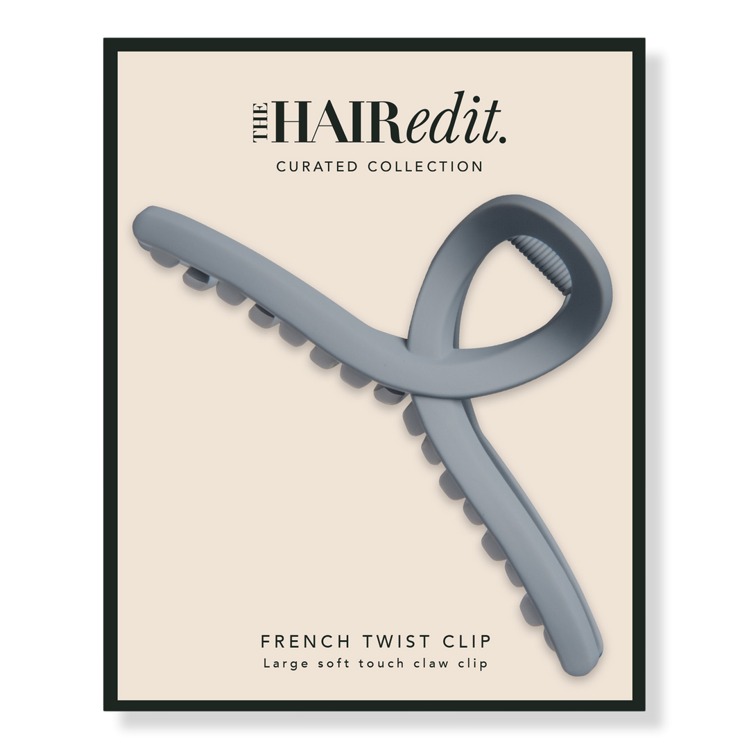 The Hair Edit Slate Blue French Twist Claw Clip #1