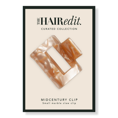 The Hair Edit Marble Midcentury Claw Clip