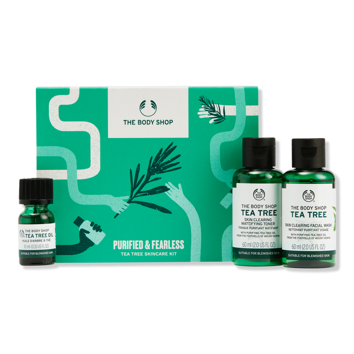The Body Shop Purified & Fearless Tea Tree Skincare Kit #1