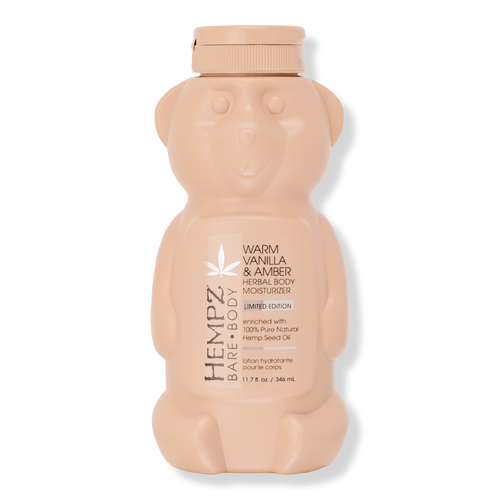 Limited Edition Bare Body Warm Vanilla & Amber Herbal Body Moisturizer - Hempz | Ulta Beauty